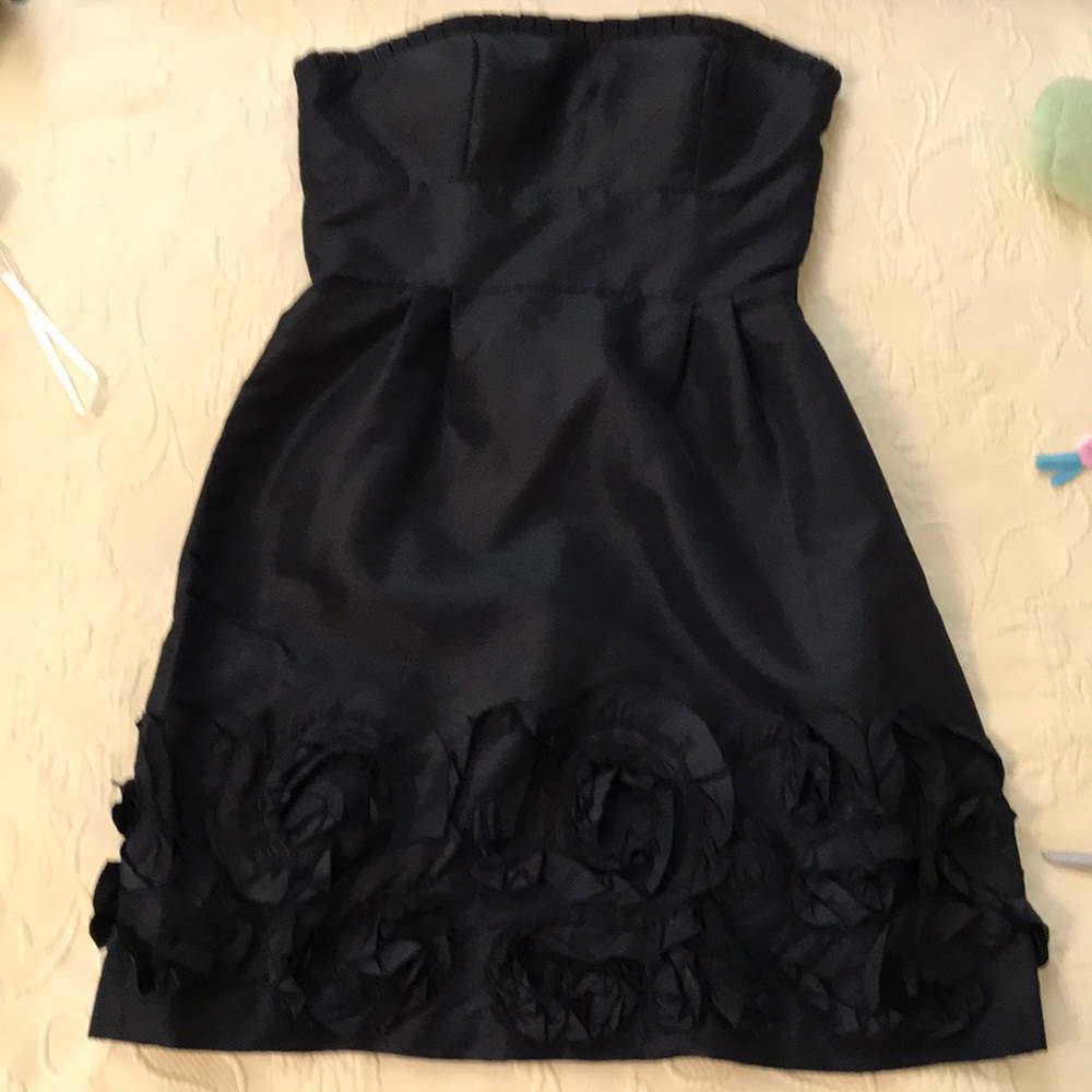 Black strapless Max & Cleo dress